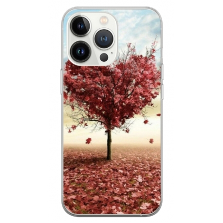 Husa personalizata tip carcasa HQPrint pentru Apple iPhone 13 Pro, model Heart Tree, multicolor, S1D1M0293