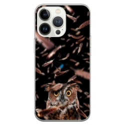 Husa personalizata tip carcasa HQPrint pentru Apple iPhone 13 Pro, model Owl, multicolor, S1D1M0334
