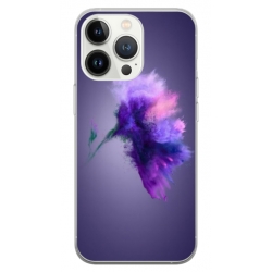 Husa personalizata tip carcasa HQPrint pentru Apple iPhone 13 Pro, model Flowers 19, multicolor, S1D1M0340