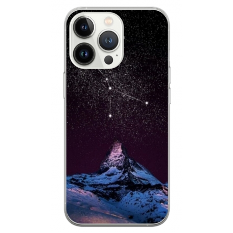 Husa personalizata tip carcasa HQPrint pentru Apple iPhone 13 Pro, model Cancer Sky, multicolor, S1D1M0356