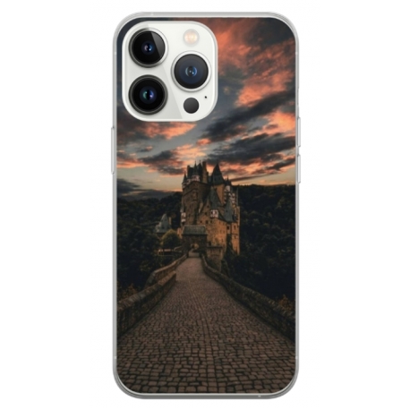 Husa personalizata tip carcasa HQPrint pentru Apple iPhone 13 Pro, model Nice View 14, multicolor, S1D1M0361