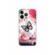 Husa personalizata tip carcasa HQPrint pentru Apple iPhone 13 Pro, model Butterfly 8, multicolor, S1D1M0380