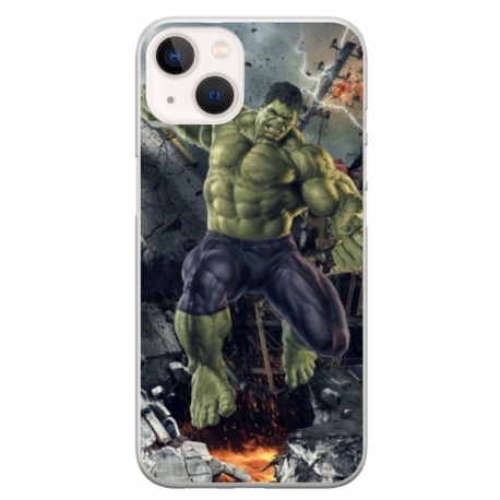 Husa personalizata tip carcasa HQPrint pentru Apple iPhone 13, model Hulk 1, multicolor, S1D1M0099