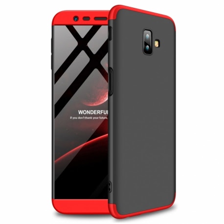 Husa SAMSUNG Galaxy J6 Plus 2018 - GKK 360 Full Cover (Rosu/Negru)