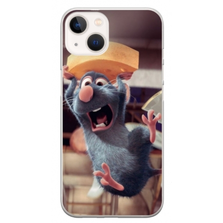 Husa personalizata tip carcasa HQPrint pentru Apple iPhone 13, model Ratatouille, multicolor, S1D1M0151