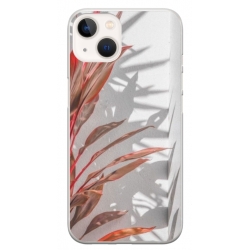 Husa personalizata tip carcasa HQPrint pentru Apple iPhone 13, model Leaf Design 4, multicolor, S1D1M0155