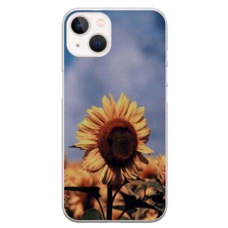 Husa personalizata tip carcasa HQPrint pentru Apple iPhone 13, model Sunflower 1, multicolor, S1D1M0193
