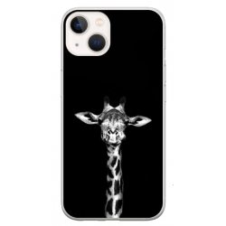 Husa personalizata tip carcasa HQPrint pentru Apple iPhone 13, model Giraffe 3, multicolor, S1D1M0222