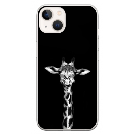Husa personalizata tip carcasa HQPrint pentru Apple iPhone 13, model Giraffe 3, multicolor, S1D1M0222
