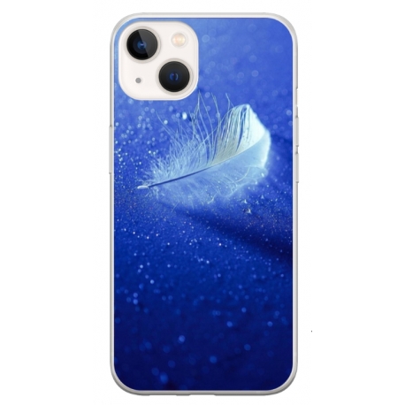 Husa personalizata tip carcasa HQPrint pentru Apple iPhone 13, model Pana, multicolor, S1D1M0236