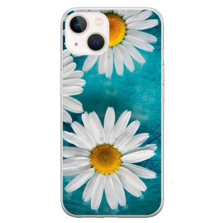 Husa personalizata tip carcasa HQPrint pentru Apple iPhone 13, model Petunia 2, multicolor, S1D1M0239
