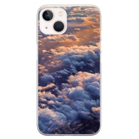 Husa personalizata tip carcasa HQPrint pentru Apple iPhone 13, model Beautiful Sky, multicolor, S1D1M0277