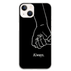 Husa personalizata tip carcasa HQPrint pentru Apple iPhone 13, model Always and Forever 1, multicolor, S1D1M0279