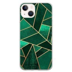 Husa personalizata tip carcasa HQPrint pentru Apple iPhone 13, model Emerald, multicolor, S1D1M0287