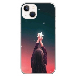 Husa personalizata tip carcasa HQPrint pentru Apple iPhone 13, model Star stealing, multicolor, S1D1M0292