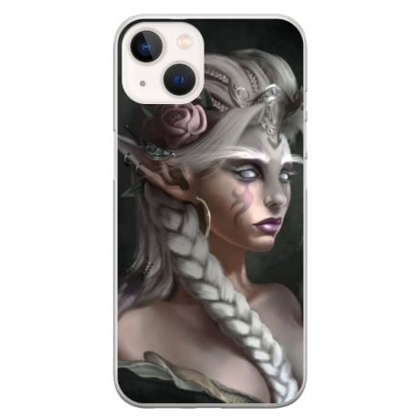 Husa personalizata tip carcasa HQPrint pentru Apple iPhone 13, model Alien Queen, multicolor, S1D1M0308