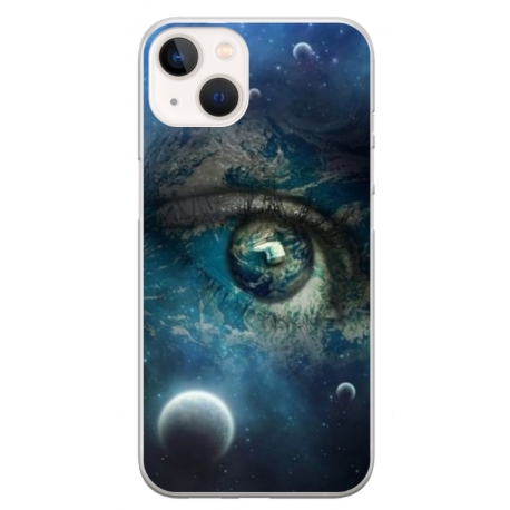 Husa personalizata tip carcasa HQPrint pentru Apple iPhone 13, model Abstract 3, multicolor, S1D1M0362