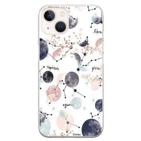 Husa personalizata tip carcasa HQPrint pentru Apple iPhone 13, model Abstract 6, multicolor, S1D1M0372