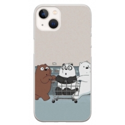 Husa personalizata tip carcasa HQPrint pentru Apple iPhone 14 Plus, model Bears 5, multicolor, S1D1M0165
