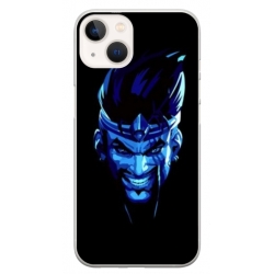 Husa personalizata tip carcasa HQPrint pentru Apple iPhone 14 Plus, model Blue King, multicolor, S1D1M0305