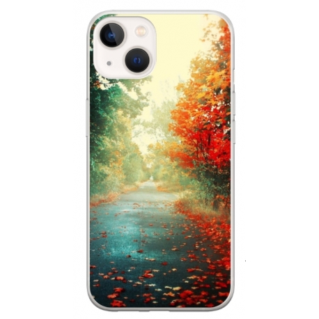 Husa personalizata tip carcasa HQPrint pentru Apple iPhone 14 Plus, model Nice View 15, multicolor, S1D1M0383