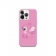 Husa personalizata tip carcasa HQPrint pentru Apple iPhone 14 Pro Max, model Pink Stitch, multicolor, S1D1M0005
