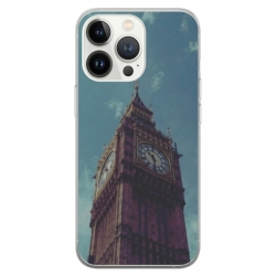 Husa personalizata tip carcasa HQPrint pentru Apple iPhone 14 Pro Max, model Big Ben 1, multicolor, S1D1M0013