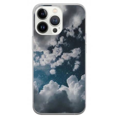 Husa personalizata tip carcasa HQPrint pentru Apple iPhone 14 Pro Max, model Blue Sky, multicolor, S1D1M0023