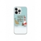 Husa personalizata tip carcasa HQPrint pentru Apple iPhone 14 Pro Max, model Happy Christmas and New Year, multicolor, S1D1M0047