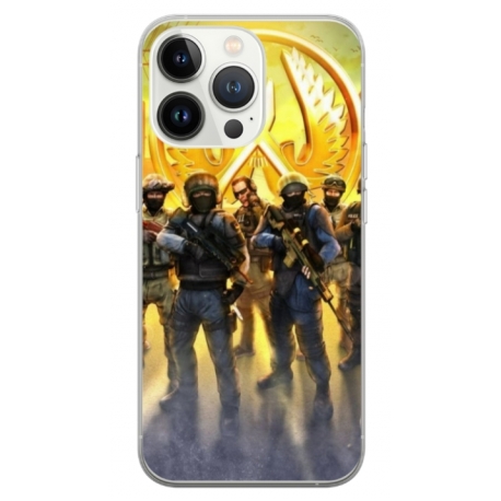 Husa personalizata tip carcasa HQPrint pentru Apple iPhone 14 Pro Max, model Counter Strike, multicolor, S1D1M0062