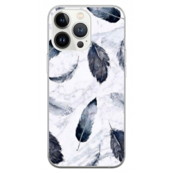 Husa personalizata tip carcasa HQPrint pentru Apple iPhone 14 Pro Max, model Leaf Design 2, multicolor, S1D1M0071