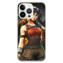 Husa personalizata tip carcasa HQPrint pentru Apple iPhone 14 Pro Max, model Fortnite 1, multicolor, S1D1M0073
