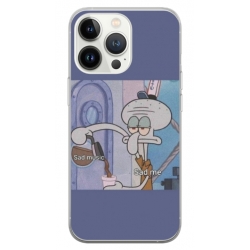 Husa personalizata tip carcasa HQPrint pentru Apple iPhone 14 Pro Max, model Squidward 1, multicolor, S1D1M0161