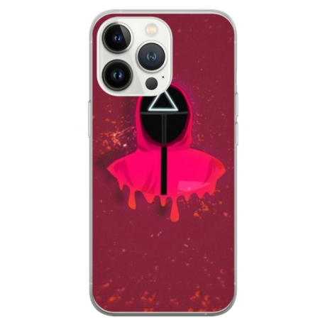 Husa personalizata tip carcasa HQPrint pentru Apple iPhone 14 Pro Max, model Squid Game 6, multicolor, S1D1M0178