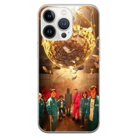 Husa personalizata tip carcasa HQPrint pentru Apple iPhone 14 Pro Max, model Squid Game 11, multicolor, S1D1M0183