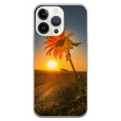 Husa personalizata tip carcasa HQPrint pentru Apple iPhone 14 Pro Max, model Sunflower 2, multicolor, S1D1M0194