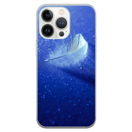 Husa personalizata tip carcasa HQPrint pentru Apple iPhone 14 Pro Max, model Pana, multicolor, S1D1M0236