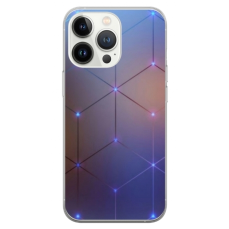 Husa personalizata tip carcasa HQPrint pentru Apple iPhone 14 Pro Max, model Square, multicolor, S1D1M0315