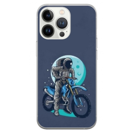 Husa personalizata tip carcasa HQPrint pentru Apple iPhone 14 Pro Max, model Biker Astronaout, multicolor, S1D1M0375