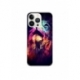 Husa personalizata tip carcasa HQPrint pentru Apple iPhone 14 Pro, model Celestial Lion, multicolor, S1D1M0002
