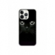 Husa personalizata tip carcasa HQPrint pentru Apple iPhone 14 Pro, model Black Cat 1, multicolor, S1D1M0015