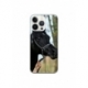 Husa personalizata tip carcasa HQPrint pentru Apple iPhone 14 Pro, model Black Horse, multicolor, S1D1M0019