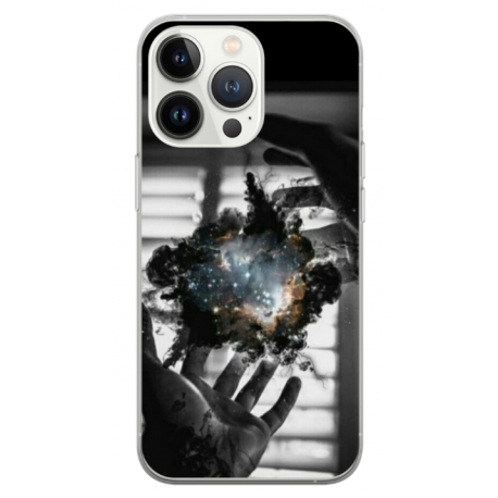 Husa personalizata tip carcasa HQPrint pentru Apple iPhone 14 Pro, model Dark Magic, multicolor, S1D1M0020