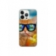 Husa personalizata tip carcasa HQPrint pentru Apple iPhone 14 Pro, model Cool Cat, multicolor, S1D1M0031