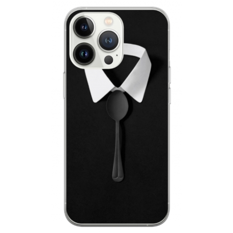 Husa personalizata tip carcasa HQPrint pentru Apple iPhone 14 Pro, model Mr Fancy, multicolor, S1D1M0036