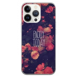 Husa personalizata tip carcasa HQPrint pentru Apple iPhone 14 Pro, model Enjoy Today, multicolor, S1D1M0037