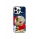 Husa personalizata tip carcasa HQPrint pentru Apple iPhone 14 Pro, model Christmas Cat, multicolor, S1D1M0048