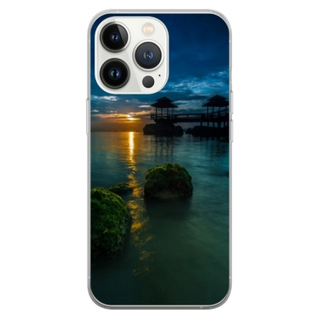 Husa personalizata tip carcasa HQPrint pentru Apple iPhone 14 Pro, model Nice View 1, multicolor, S1D1M0060