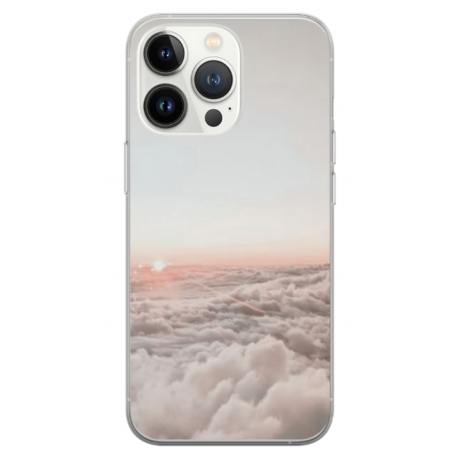 Husa personalizata tip carcasa HQPrint pentru Apple iPhone 14 Pro, model Sky, multicolor, S1D1M0061