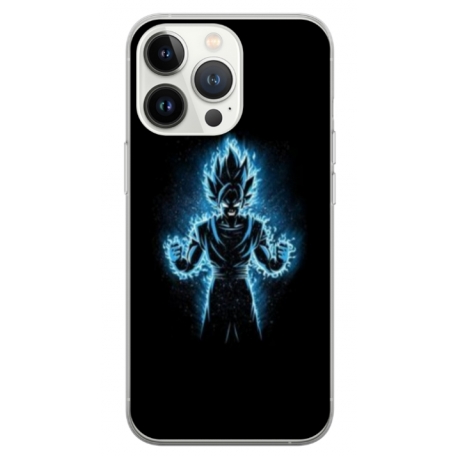 Husa personalizata tip carcasa HQPrint pentru Apple iPhone 14 Pro, model Goku, multicolor, S1D1M0087